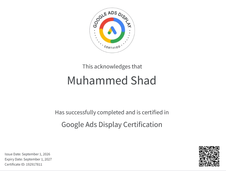 google ads display best content creator in calicut